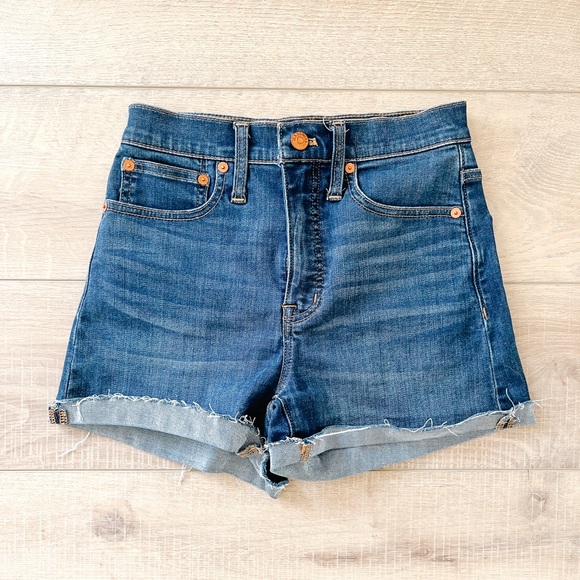 Madewell Pants - MADEWELL high rise denim shorts size 24